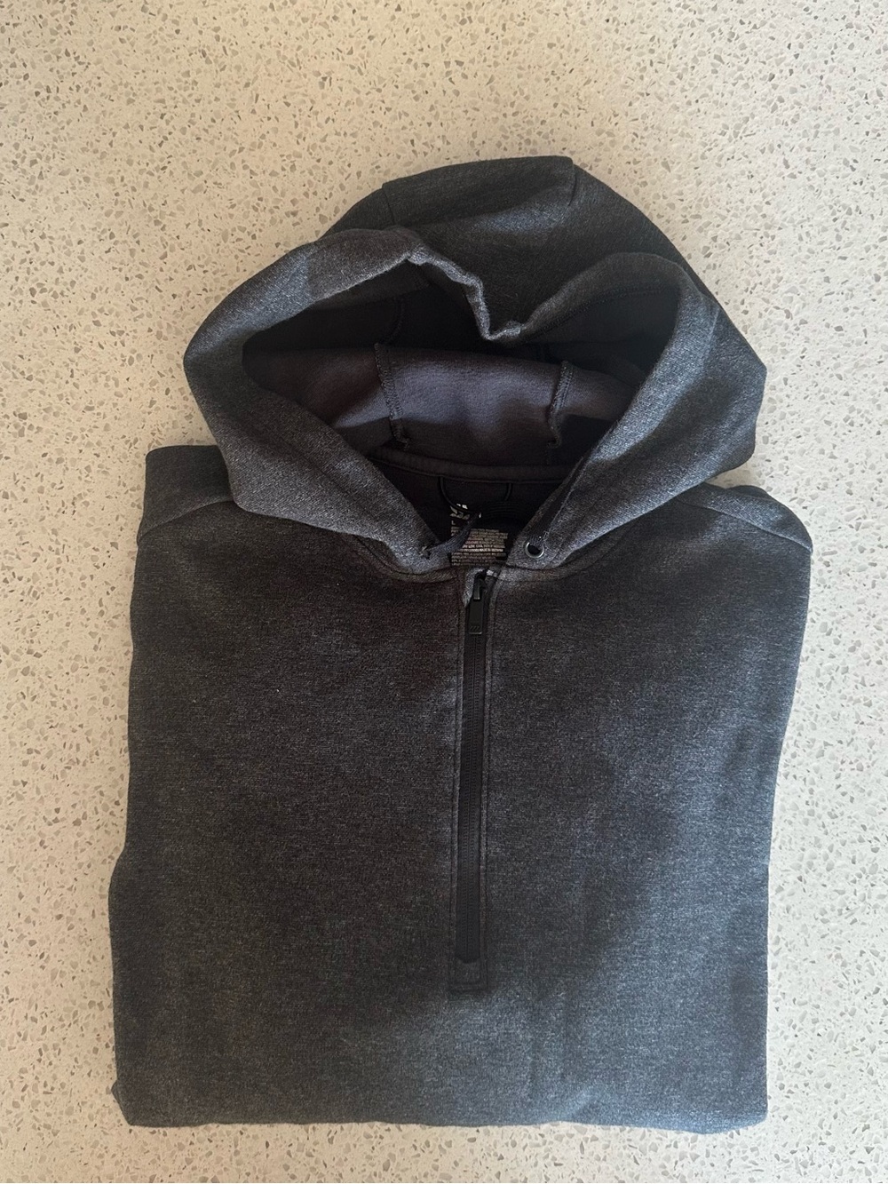 all in motion Men's Charcoal Half-Zip Hoodie Sweater